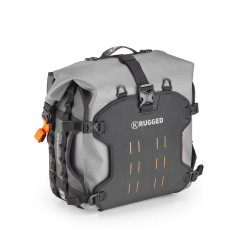 KAPPA TORBY (SAKWY BOCZNE) Z PŁYTĄ MONOKEY 100% WODOSZCZELNE KOLOR CZARNO SZARY (K' RUGGED) (PARA)
