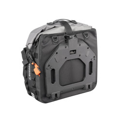 KAPPA TORBY (SAKWY BOCZNE) Z PŁYTĄ MONOKEY 100% WODOSZCZELNE KOLOR CZARNO SZARY (K' RUGGED) (PARA)