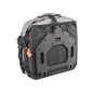 KAPPA TORBY (SAKWY BOCZNE) Z PŁYTĄ MONOKEY 100% WODOSZCZELNE KOLOR CZARNO SZARY (K' RUGGED) (PARA)