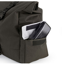 KAPPA TORBA NA SIEDZENIE, BAGAŻNIK LUB RAMIĘ 26L (WYS. 29 X SZER. 48 X GŁ. 19CM) KOLOR OLIWKOWY CIEMNY (CAFE RACER RAMBLER)