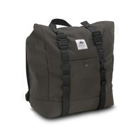 KAPPA TORBA BOCZNA / SAKWA ( PLECAK ) 17L (WYS. 40 X SZER. 28 X GŁ. 15CM) KOLOR OLIWKOWY CIEMNY (CAFE RACER RAMBLER)