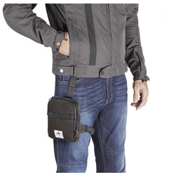 KAPPA TORBA NA UDO 1L (WYS. 18 X SZER. 13 X GŁ. 3CM) KOLOR CZARNY (CAFE RACER RAMBLER)