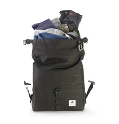 KAPPA TORBA BOCZNA / SAKWA 13L (WYS. 29 X SZER. 29 X GŁ. 16CM) KOLOR CZARNY (CAFE RACER RAMBLER) - WYCOFANA Z OFERTY