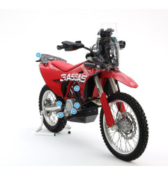 CROSSPRO TYLNY BAGAŻNIK GASGAS ES 700 '22-'24, SM 700 '22-'24, KTM 690 ENDURO R , SMC R '20-'25 KOLOR CZARNY