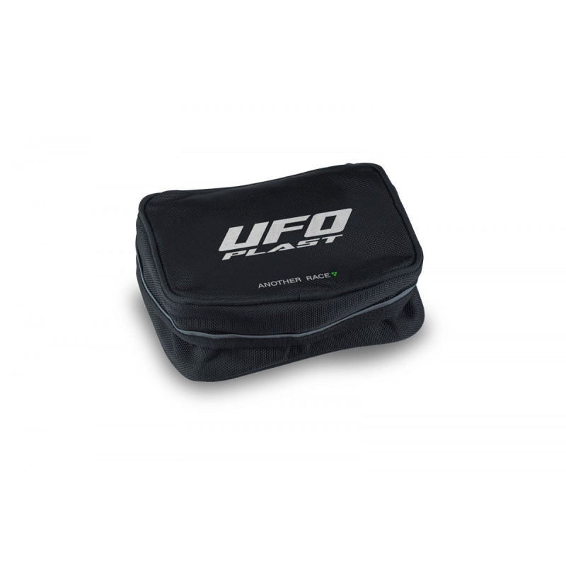 UFO TORBA NARZĘDZIOWA (NARZĘDZIÓWKA) MONTOWANA NA TYLNY BŁ0TNIK (WYS. 7,5 X 21 X 14 CM) KOLOR CZARNY