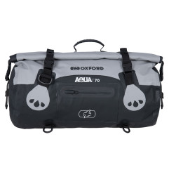 OXFORD TORBA AQUA T-70 ROLLBAG WODOODPORNA POJEMNOŚĆ 70L KOLOR CZARNY/SZARY