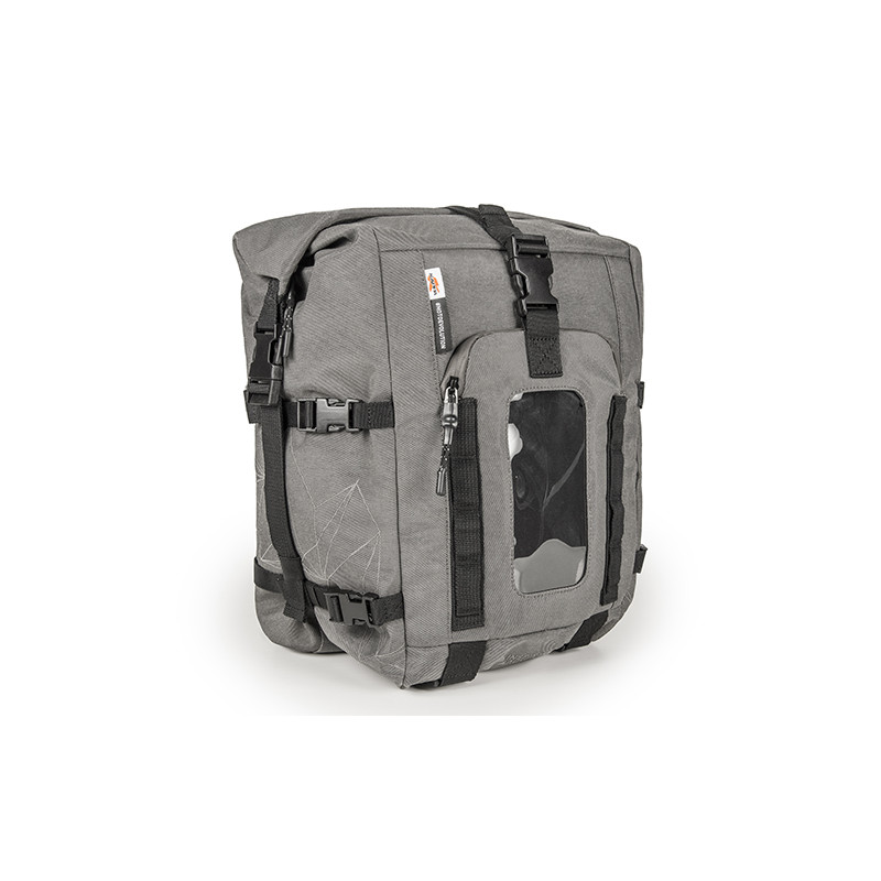 KAPPA TORBA NA ZBIORNIK / BAK (TANKBAG) MAGNETYCZNA LUB PLECAK 20L KOLOR SZARY (INSPIRING ADVENTURE)