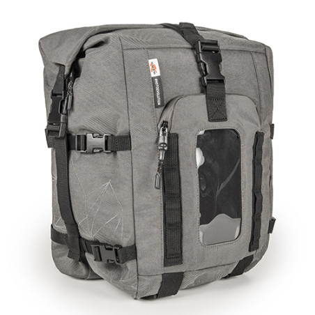 KAPPA TORBA NA ZBIORNIK / BAK (TANKBAG) MAGNETYCZNA LUB PLECAK 20L KOLOR SZARY (INSPIRING ADVENTURE)