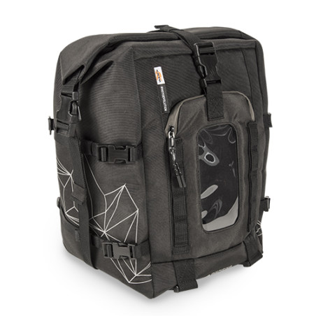 KAPPA TORBA NA ZBIORNIK / BAK (TANKBAG) MAGNETYCZNA LUB PLECAK 20L KOLOR CZARNY (INSPIRING ADVENTURE)