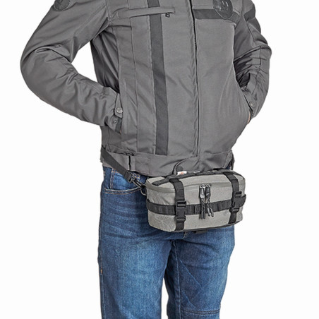 KAPPA TORBA NA KIEROWNICĘ 3L KOLOR SZARY (MOŻE SŁUŻYĆ JAKO DODATKOWA TORBA DOCZEPIANA DO RA315) (INSPIRING ADVENTURE)