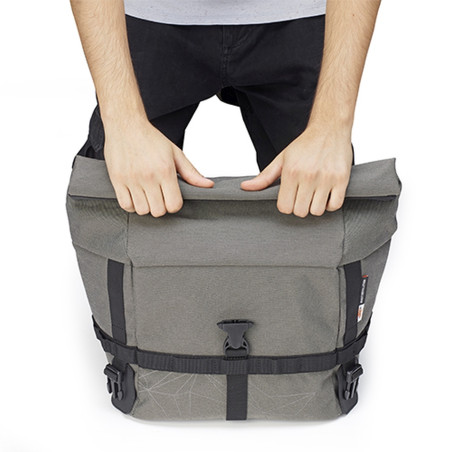 KAPPA TORBA NA SIEDZENIE, BAGAŻNIK LUB RAMIĘ 19L KOLOR SZARY (INSPIRING ADVENTURE)