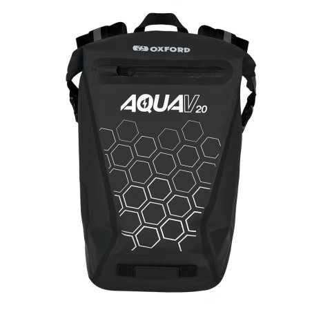 OXFORD PROMOCJA PLECAK WODOODPORNY MODEL AQUA V-20 POJEMNOŚĆ 20L KOLOR CZARNY (STARY KOD: OL995)