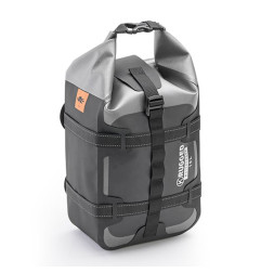 KAPPA TORBA NA SIEDZENIE / BAGAŻNIK 10L (31X22X13CM) 100% WODOSZCZELNA KOLOR CZARNO-SREBRNY (K' RUGGED)