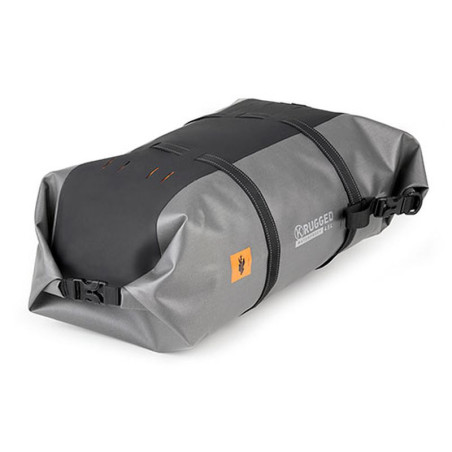 KAPPA TORBA / WAŁEK NA SIEDZENIE / BAGAŻNIK 45L (61X34X23CM) 100% WODOSZCZELNA KOLOR CZARNO-SREBRNY (K' RUGGED)