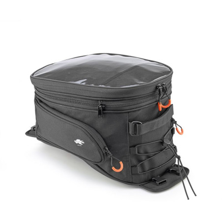 KAPPA TORBA NA ZBIORNIK / BAK (TANKBAG) ENDURO 15-20L (25-30X28X34CM) POWIĘKSZALNA KOLOR CZARNY (STRYKER RANGE)