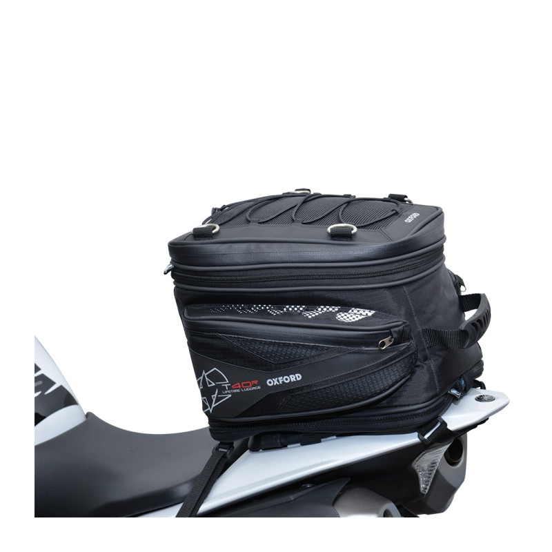 OXFORD TORBA NA TYLNE SIEDZENIE MOTOCYKLA T40R TAIL PACK KOLOR CZARNY