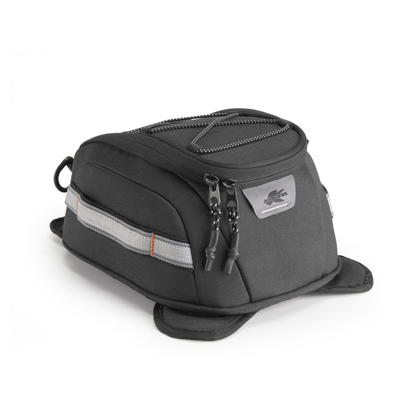 KAPPA 2026/06 TORBA NA ZBIORNIK / BAK (TANKBAG) (K'STORMER) (WYS. 16CM X SZER. 19CM X DŁ. 23CM) KOLOR CZARNY - ZASTĘPUJE ST108
