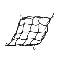 BIKETEC SIATKA BAGAŻOWA (PAJĄK) 4MM X 40 CM X 30 CM, 4 HAKI, KOLOR CZARNY