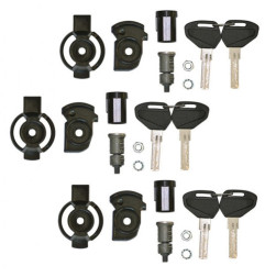 KAPPA ZAMEK DO KUFRÓW KGR33, KGR46, K49, K46, K47, K35 ORAZ ALUMINIOWYCH KVG, KFR, KVE, KMS SECURITY LOCK ( 3 SZT )