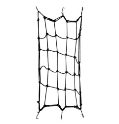OXFORD SIATKA (PAJĄK) NA BAGAŻE Z 6 HAKAMI 30CM/30CM KOLOR CZARNY (ZASTĘPUJĘ OF127)