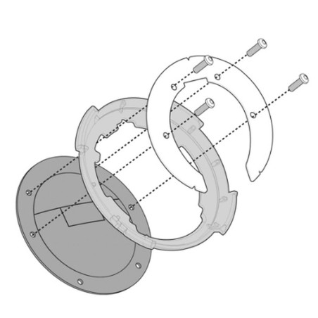 KAPPA MOCOWANIE TANKLOCK APRILIA TUONO 1100 '15-'25 DUCATI STREETFIGHTER V4 1110 '20-'22