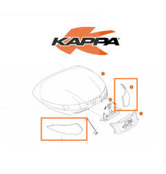 KAPPA ŚWIATEŁKO ODBLASKOWE (BIAŁE) DO KUFRA K56NT