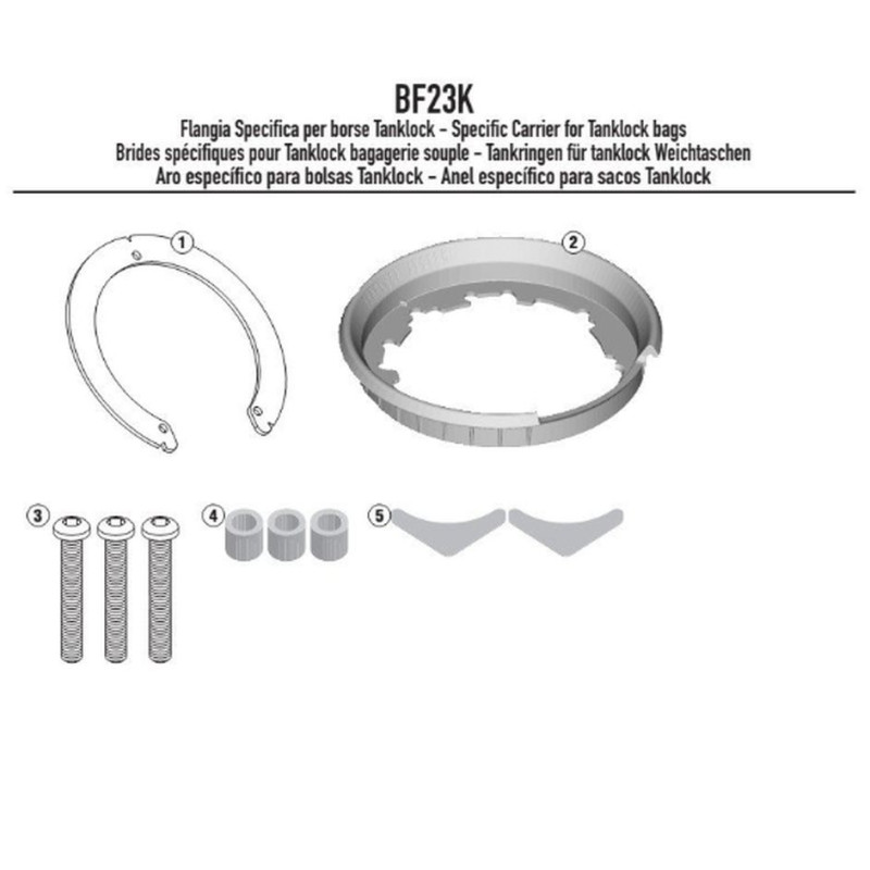KAPPA MOCOWANIE TANKLOCK YAMAHA MT 09 850 TRACER '15-'17, TRACER 9 '18-'24