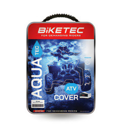 BIKETEC POKROWIEC WODOODPORNY AQUATEC NA ATV KOLOR CZARNY/SZARY ROZMIAR L