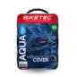 BIKETEC PAKIET 20 SZTUK POKROWCÓW (POKROWIEC) WODOODPORNYCH AQUATEC NA MOTOCYKL KOLOR CZARNY/SZARY ROZMIAR XL