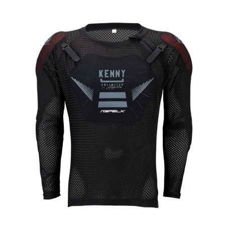 KENNY RACING BUZER OSŁONA KLATKI PIERSIOWEJ NA SIATCE BODY PROTECTOR MTB REFLEX DZIECIĘCE/KID/JUNIOR KOLOR CZARNY ROZMIAR L