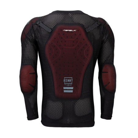 KENNY RACING BUZER OSŁONA KLATKI PIERSIOWEJ NA SIATCE BODY PROTECTOR MTB REFLEX DZIECIĘCE/KID/JUNIOR KOLOR CZARNY ROZMIAR M