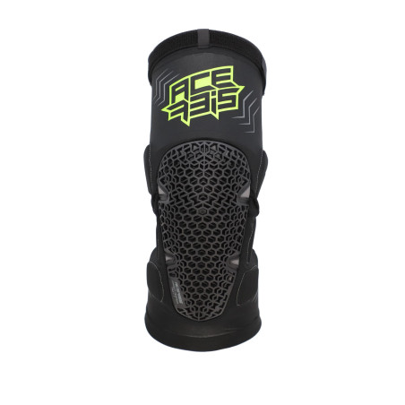 ACERBIS NAKOLANNIKI OCHRANIACZE KOLAN MTB SKAY KOLOR CZARNY / ŻÓŁTY NEON ROZMIAR L/XL