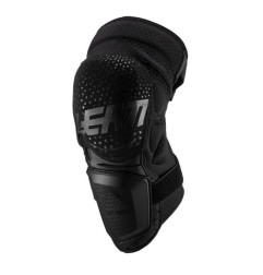 LEATT NAKOLANNIKI OCHRANIACZE KOLAN 3DF HYBRID KNEE GUARD BLACK KOLOR CZARNY ROZMIAR S/M