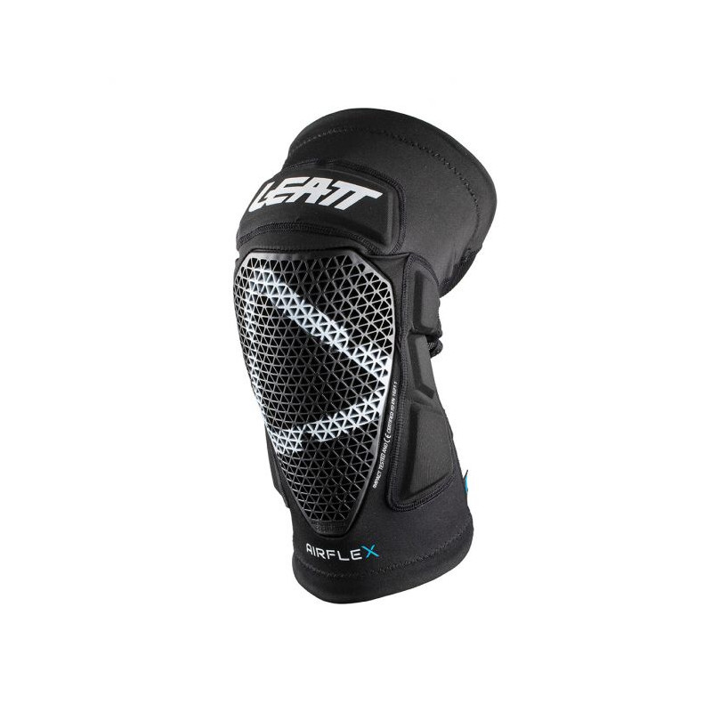 LEATT NAKOLANNIKI OCHRANIACZE KOLAN AIRFLEX PRO KNEE GUARD BLACK KOLOR CZARNY ROZMIAR M