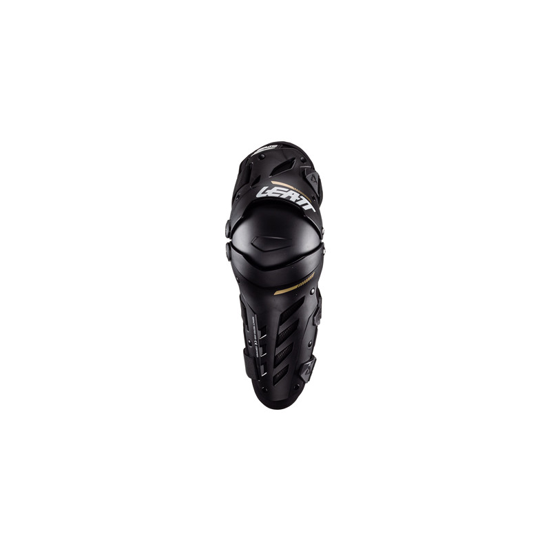 LEATT NAKOLANNIKI OCHRANIACZE KOLAN DUAL AXIS KNEE AND SHIN GUARD BLACK KOLOR CZARNY ROZMIAR S/M