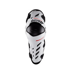 LEATT NAKOLANNIKI OCHRANIACZE KOLAN DUAL AXIS KNEE AND SHIN GUARD WHITE KOLOR BIAŁY/CZARNY ROZMIAR XXL