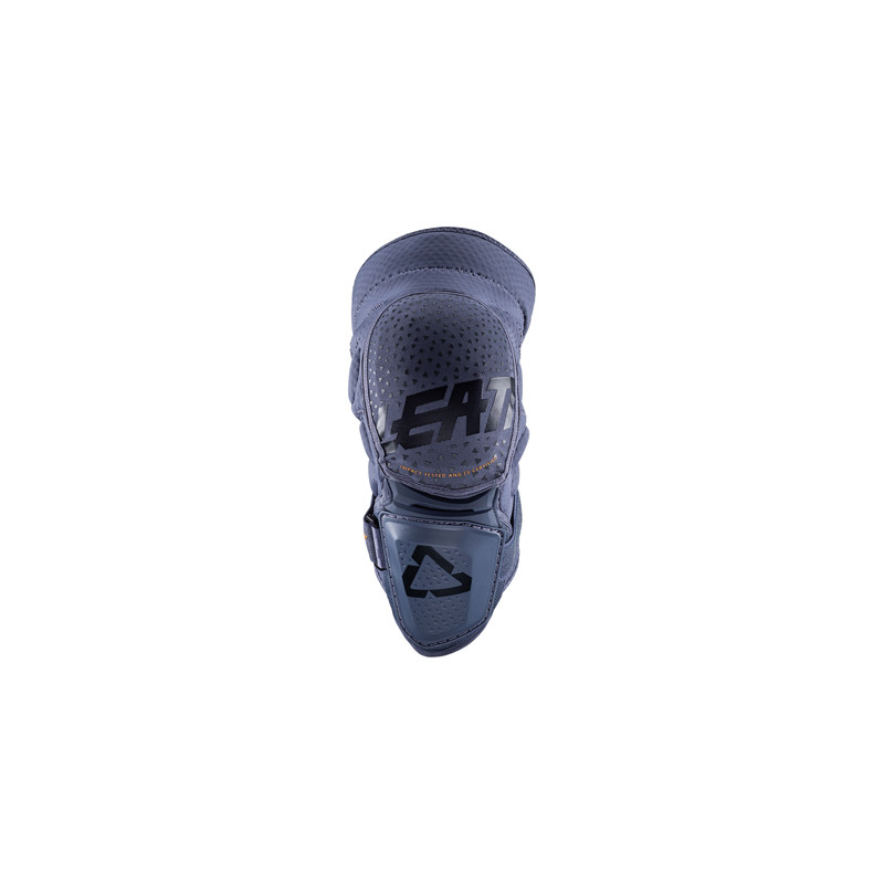 LEATT NAKOLANNIKI OCHRANIACZE KOLAN 3DF HYBRID KNEE AND SHIN GUARD FLINT KOLOR SZARY ROZMIAR S/M