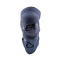 LEATT NAKOLANNIKI OCHRANIACZE KOLAN 3DF HYBRID KNEE AND SHIN GUARD FLINT KOLOR SZARY ROZMIAR S/M