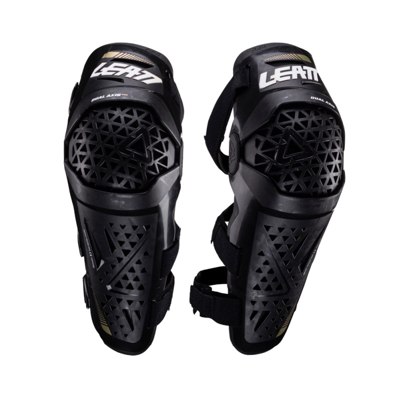 LEATT NAKOLANNIKI OCHRANIACZE KOLAN DUAL AXIS PRO KNEE AND SHIN GUARD BLACK KOLOR CZARNY ROZMIAR L/XL