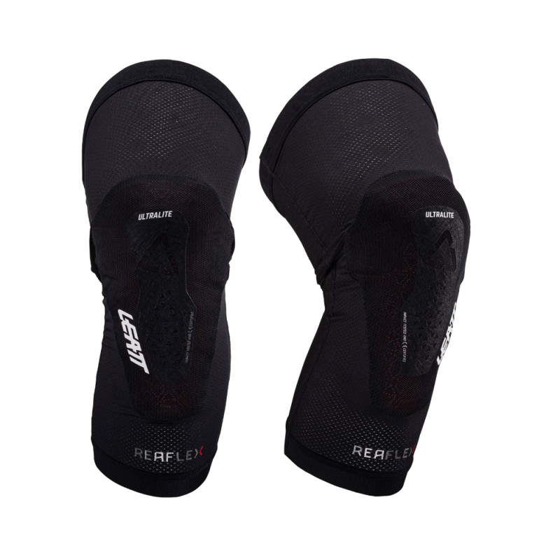 LEATT NAKOLANNIKI OCHRANIACZE KOLAN REAFLEX ULTRALITE KNEE GUARD BLACK KOLOR CZARNY ROZMIAR S