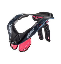 LEATT OCHRANIACZ SZYI 5.5 NECK BRACE CORAL KOLOR CZARNY/KORALOWY ROZMIAR S/M