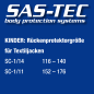 Ochraniacz pleców SAS-TEC SC-1/14 XL Ochraniacz pleców SAS-TEC SC-1/14 XL
