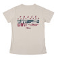 KENNY RACING KOSZULKA DAMSKA T-SHIRT MODEL DREAM KOLOR BEŻOWY ROZMIAR M