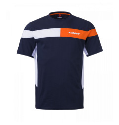 KENNY RACING KOSZULKA T-SHIRT MODEL RACING KOLOR NIEBIESKI/POMARAŃCZOWY/BIAŁY ROZMIAR XXL