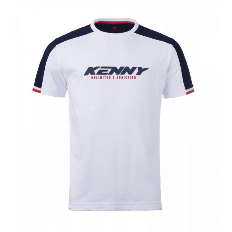 KENNY RACING KOSZULKA T-SHIRT MODEL DREAM KOLOR BIAŁY/NIEBIESKI ROZMIAR XXXL