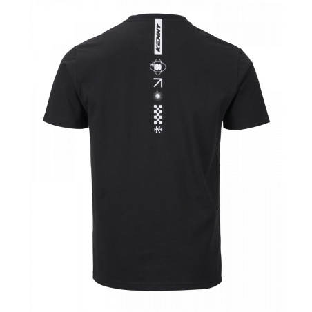 KENNY RACING KOSZULKA T-SHIRT MODEL META BLACK KOLOR CZARNY/BIAŁY ROZMIAR M