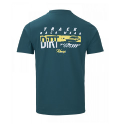 KENNY RACING KOSZULKA T-SHIRT MODEL DIRT PETROL KOLOR NIEBIESKI/ŻÓŁTY ROZMIAR S