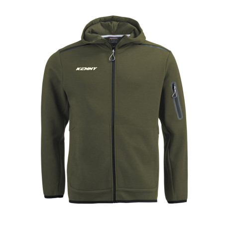 KENNY RACING BLUZA Z KAPTUREM MODEL CORE KAKI KOLOR ZIELONY ROZMIAR M