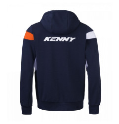 KENNY RACING BLUZA Z KAPTUREM MODEL RACING KOLOR NIEBIESKI/POMARAŃCZOWY/BIAŁY ROZMIAR M