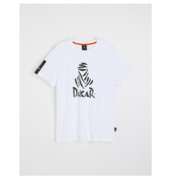 DIVERSE PROMOCJA EXTREME TEAM - DAKAR RALLY KOSZULKA (T-SHIRT) DKR DES LOGO KOLOR BIAŁY ROZMIAR XL